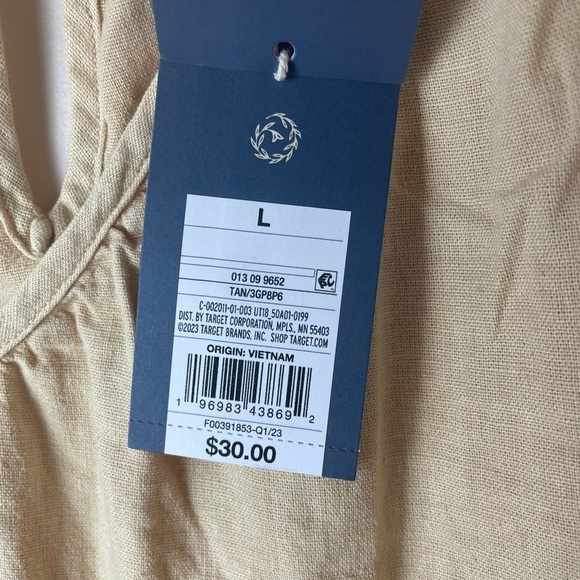 Universal Thread Women's Tan V-neck Romper Size Large - Picture 3 of 8